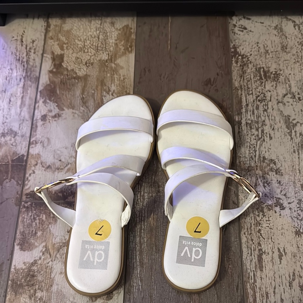 DV by Dolce Vita White Sandals
